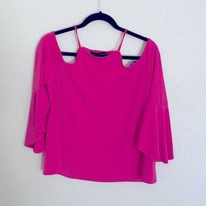 Laundry by Shelli cold shoulder top - size M